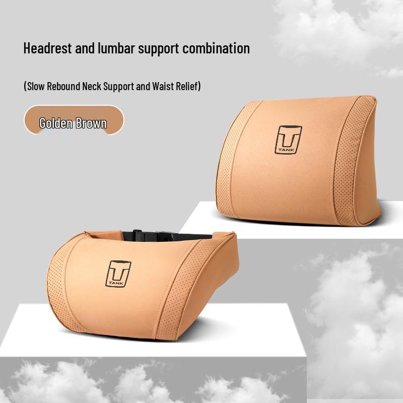 Tank 300 Car Neck Pillow, Seat Lumbar Support, Headrest, and Lumbar Pillow Set