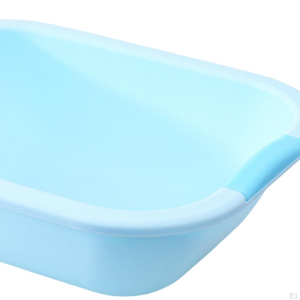 Wash Basin Dish Pan Portable Multifunctional Lightweight Washbasin Laundry Tub for Soaking