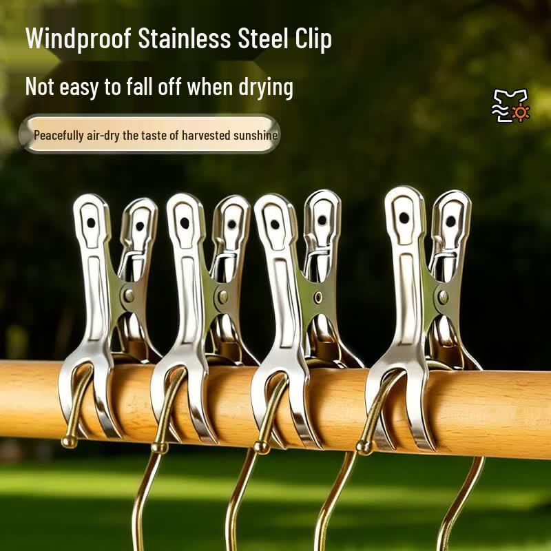 HOUYA Stainless Steel Clothes Clips