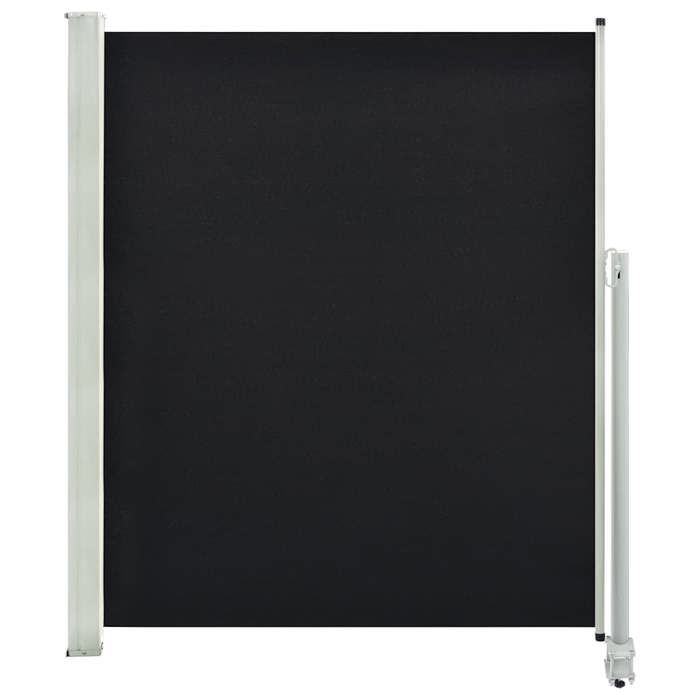 VidaXL Auvent Latéral Rétractable de Patio 160x300 cm Noir Pare-vue Brise-vent 45193