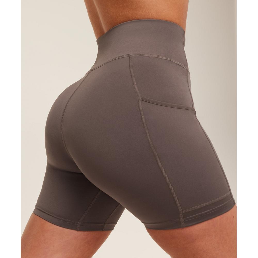 Gymshark Pocket Shorts Cool Brown B4a8w Nbzg