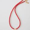 RER Deep Red Coral Necklace