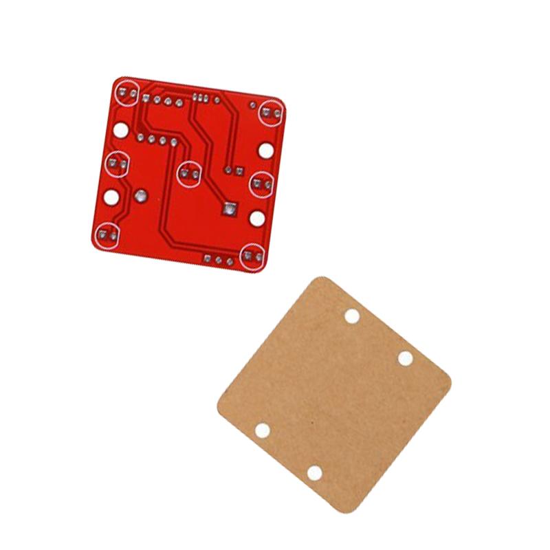DIY Swinging Vibration LED Dice Making Kit (with Vibration Motor) Fully In Line Device, Perfect for Beginners to Weld
