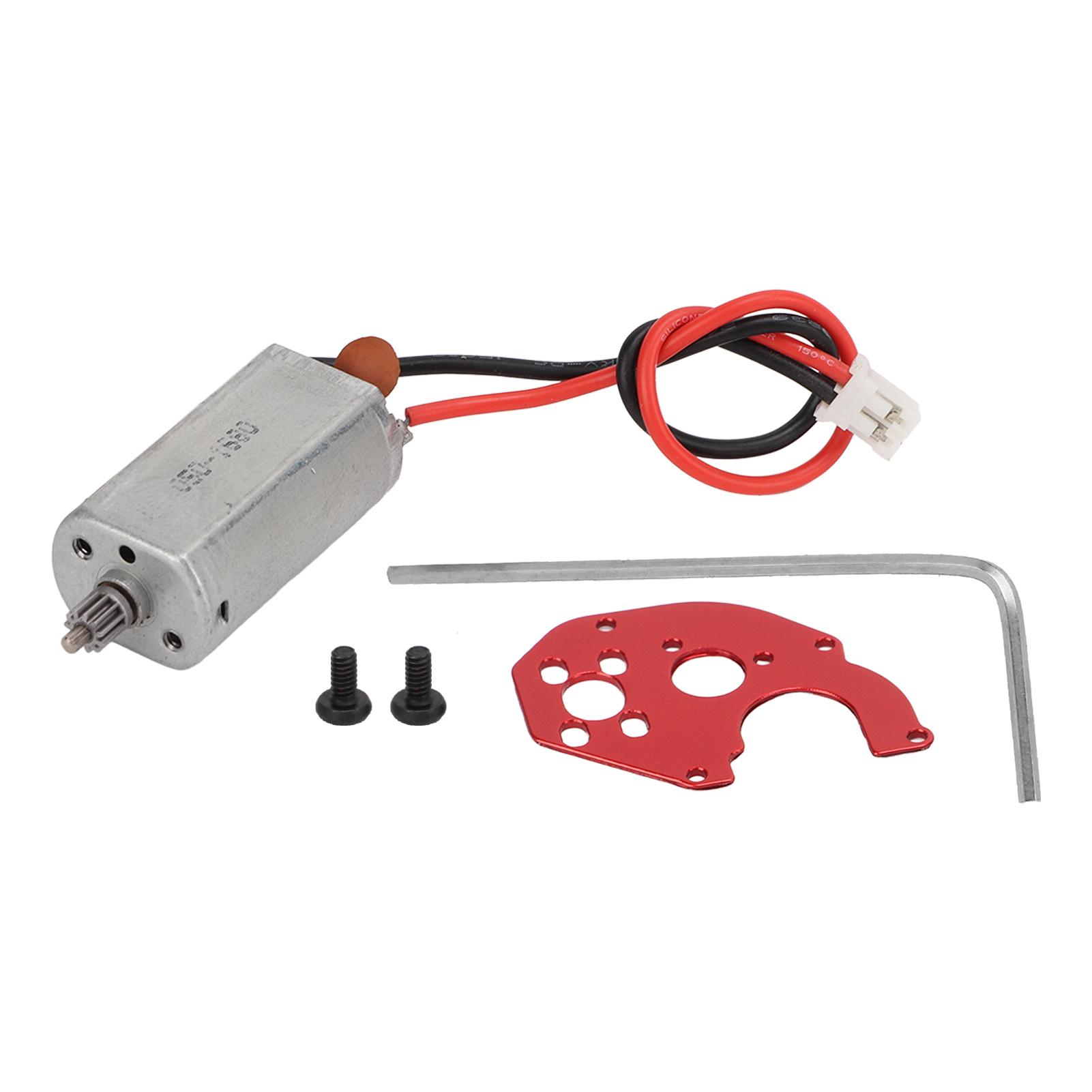

RC Motor Stable Highly Durable Premium Metal Low Friction Low Noise High Accuracy Exquisite SCX24 Brush Motor Red