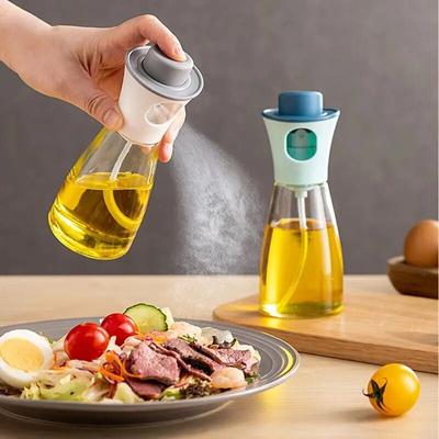 Yağ şişesi mutfak yağı sprey şişesi pişirme barbekü sprey şişeleri barbekü araçları için yağ dağıtıcı barbekü cam baharat şişesi