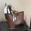 Koreanische Version von großer Kapazität Retro Nische High-End-Gefühl Einfach Pendeln Vielseitig Mode Tragetasche Einzelne Schulter Klasse Pendeltasche