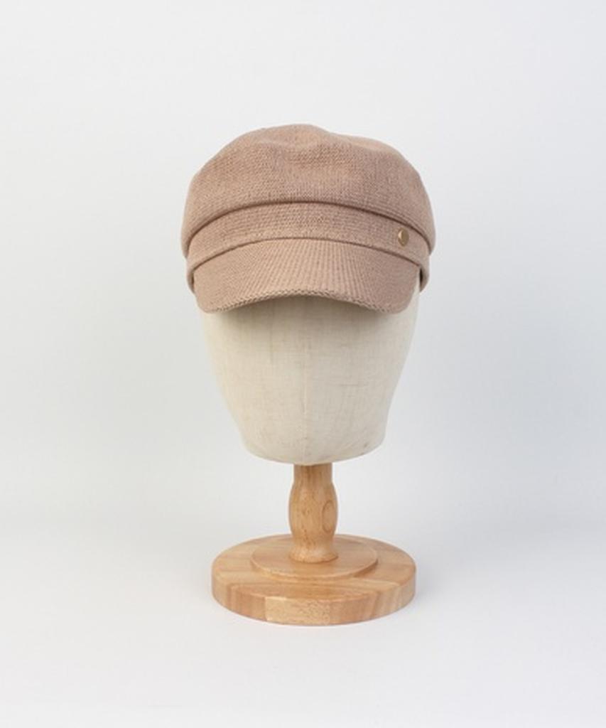 Yunibeosyeolkemiseuteuli Paper Logo Beige Marine Cap