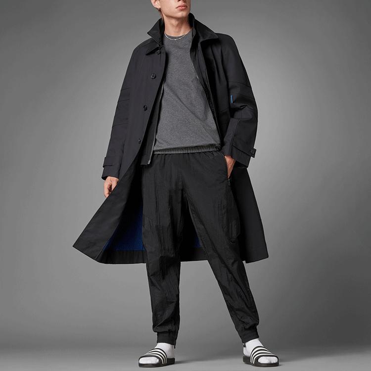 Adidas Solid Color Crew Neck Straight Cut Short Sleeve T-shirt Men Tops Dark-Grey HD4790