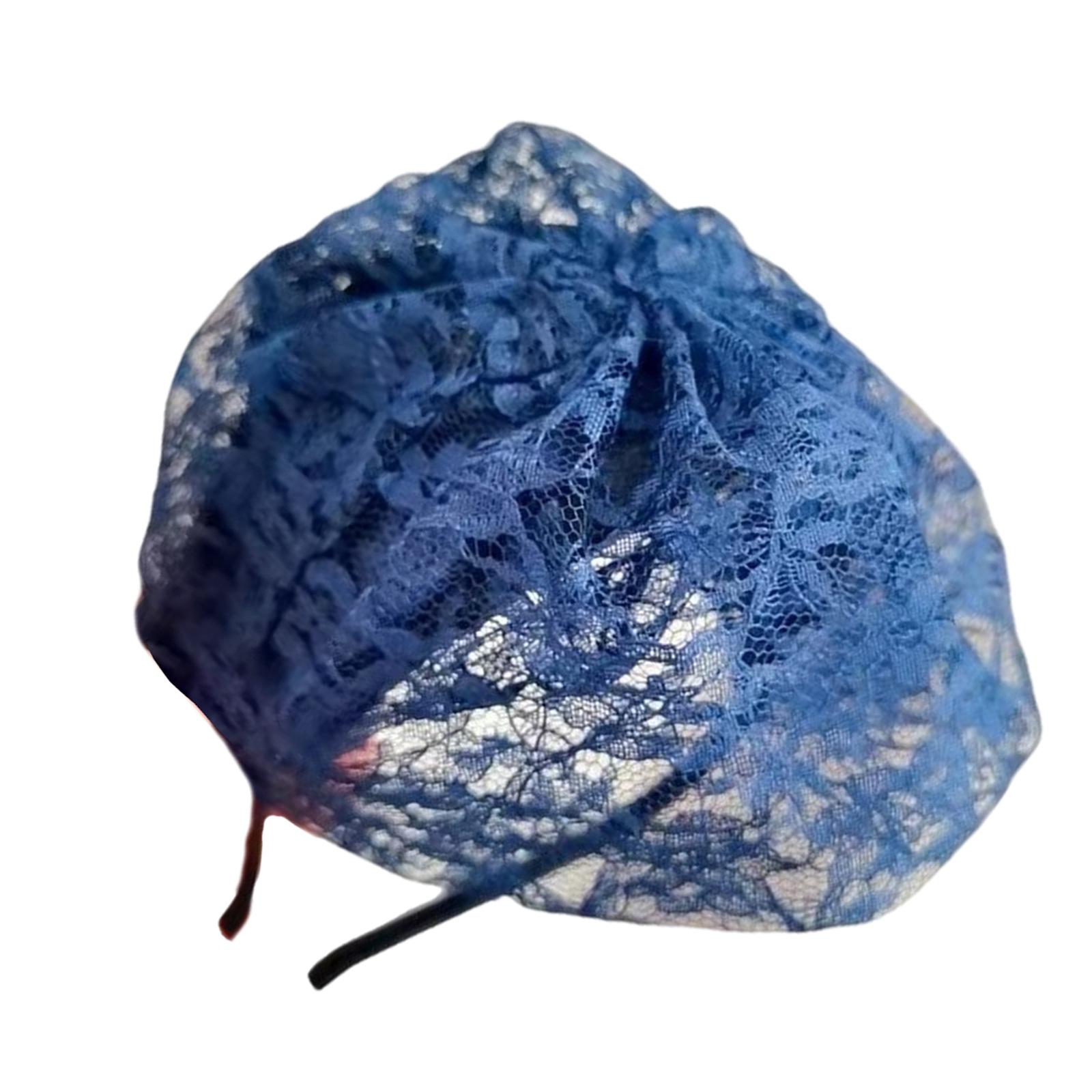 

Винтажная шляпка-фасинатор, повязка на голову для женщин, кружевной аксессуар для волос, головной убор, украшение для волос, головной убор для Хэллоуина