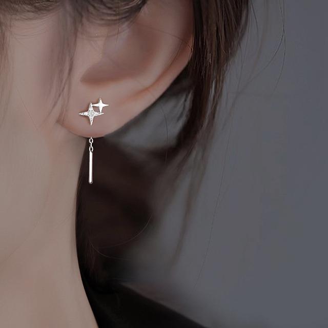 Starlight Ear Threads Simple Elegant Versatile Premium Ins Minimalist Earrings for Women