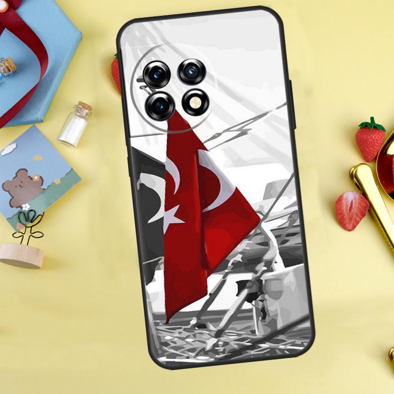 Turkey Flag Case For OnePlus 10 Pro 8 9 11 Ace 8T 9R 10R 10T OnePlus Nord CE 2 3 Lite 2T N10 N20 Cover