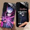 Coque de téléphone Satoru Gojo Jujutsu Kaisen pour Samsung Galaxy S26 S25 S24 S23 S22 S21 S20 Note20 Plus FE Ultra Housse Colorée en Verre