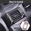 2PCS Side Air Vent Frame Trim for Honda Pilot 2016-2022/ Ridgeline 2017-2024/ Passport 2019-2024, ABS Center Console Side Air Conditioning Outlet