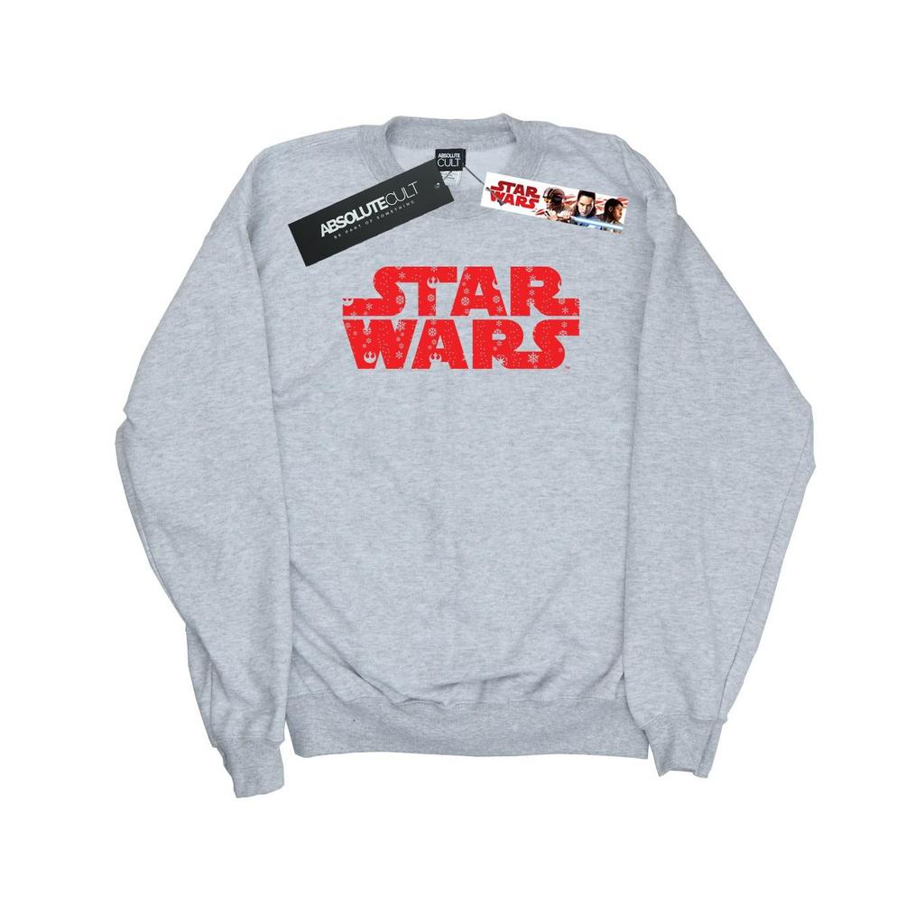 STAR WARS Mens Christmas Logo Sweatshirt