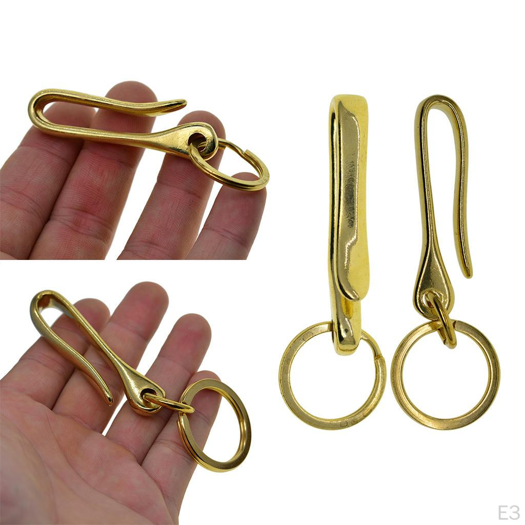 для латунного брелока с карабином для ключей 30 мм/25 мм/ 30mm — фото 4