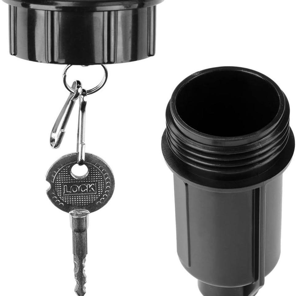 

Хранилище ключей для головки дождевателя, скрытое удобное хранилище для сада и двора, устройство для ленивых One size чёрный