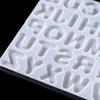 English Alphabet A-Z Epoxy Resin Silicone Mold Letter Number Keychain Earring Pendant DIY Crafts Casting Tool Resin Mould