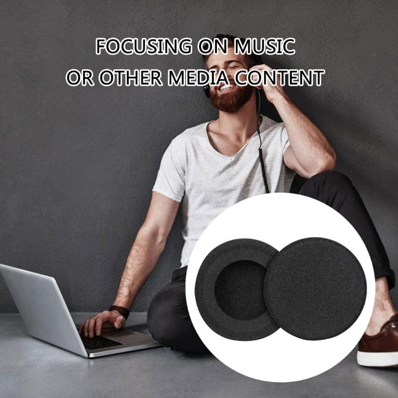Soft Sponge Ear Cushions Enhances Noise Reductions Earmuff for PortaPro KSC11 KSC17 KSC75 Headphones Earpads Earcups