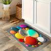 1PC Colorful Pebbles Pattern Kitchen Rug Non-Slip Door Mats Pop Design Bathroom Rug Bath Mat Carpet for Home Sink Laundry Decor