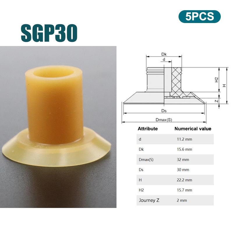 5 Bucăți Geantă Manipulator Deschidere Vid Suport Vid Sgp15/20/24/30/40 Componente Pneumatice Pentru Accesorii Industriale
