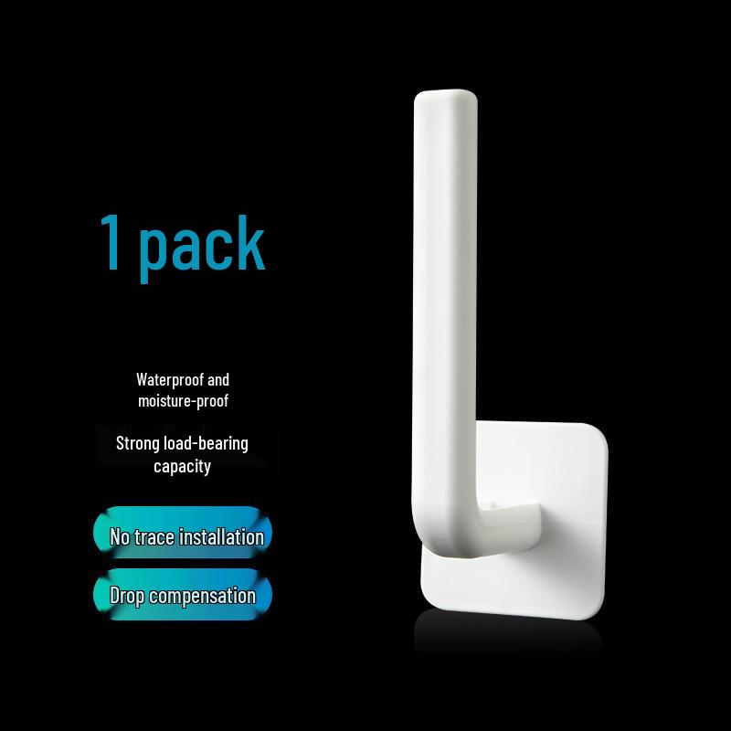 

Punch-Free Strong Adhesive Wall Hooks for Kitchen and Door - Key, Coat, and Hat Storage