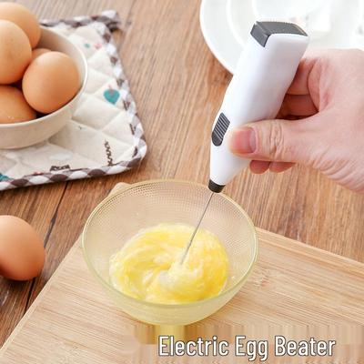 Electric Handheld Mixer: Egg Beater, Milk Frother, Coffee Foamer, Stirring Rod