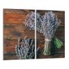 Glas-Kochfeld-Schutzplatte 2x30x52 Lavendel