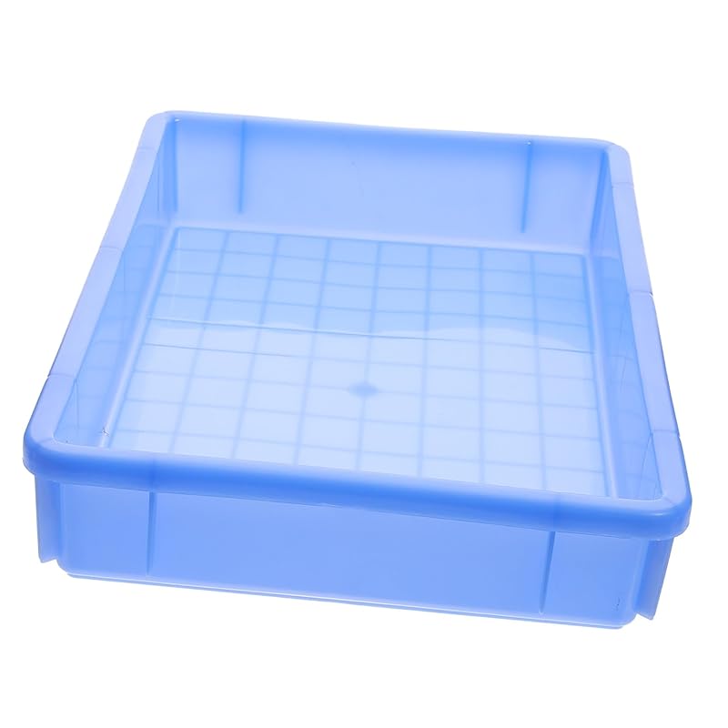 ARTIBETTER Box Box Storage Box Plastic Food Pan Plastic Restaurant Tub Food Storage Bin Food Organizer Food Plastic Serving Tray Snacks Storage Case 36.5X24.5X6.3CM синий
