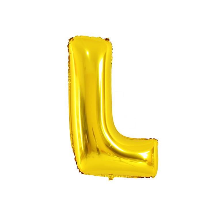 Aluminum Foil Balloon, English Letters, Birthday Party Wedding Decoration, 16" 32" 40"