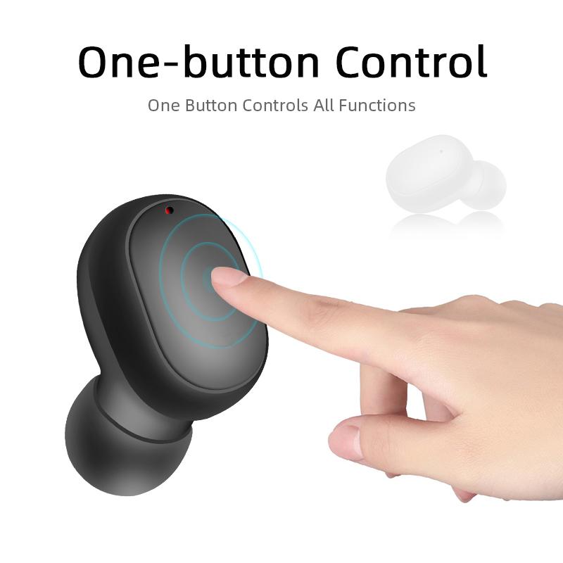 TWS Wireless Bluetooth Earphone Stereo Noise Cancelling Headset Sport Headset with LED Digital Display