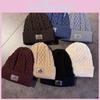 Acrylic Knit Hat For Men Winter Warmth Windproof Ears Protection Casual Style