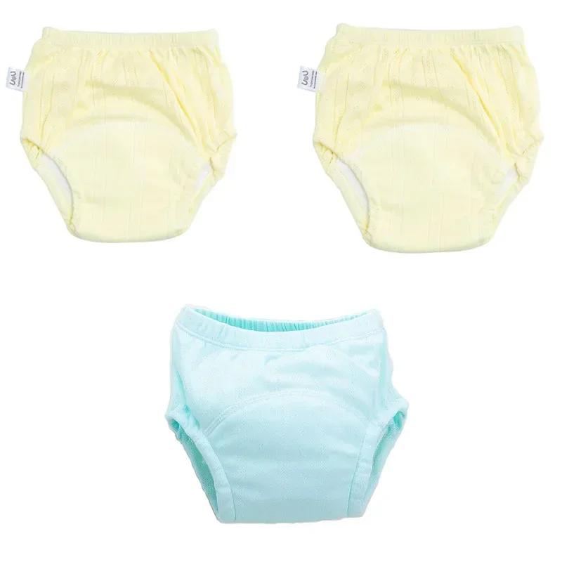 3 PEZZI/LOTE Colori Caramella Pantaloncini da Allenamento per Neonato Shorts Estivi per Bambino Pannolini di Stoffa Lavabili per Maschio e Femmina Pannolini Riutilizzabili Mutandine per Lattante