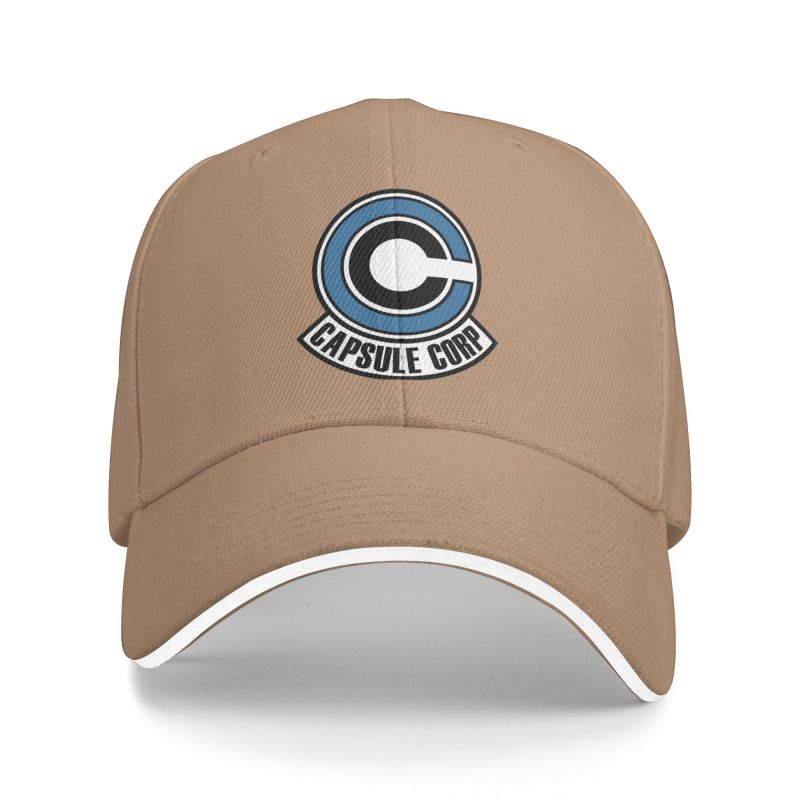 Capsule Corp Print Baseball Cap Daily Casual Sandwich Cap Unisex Sun Protection Bucket Hats Snapback Hat Dad Hats Casquette