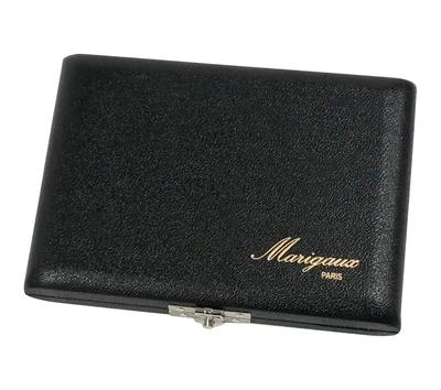 Marigaux Oboe-Blattkasten für 5 Blätter, Schwarzes Etui, Federbelastet, Blätter, Farbe
