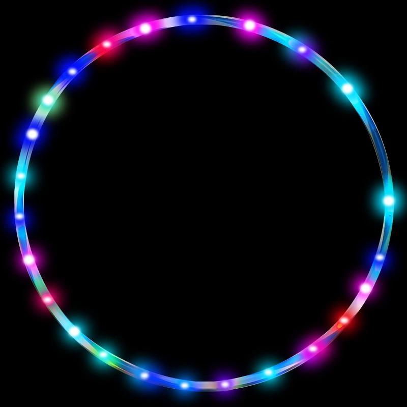 60-90CM LED izgaismojams deju riņķis, automātiski
