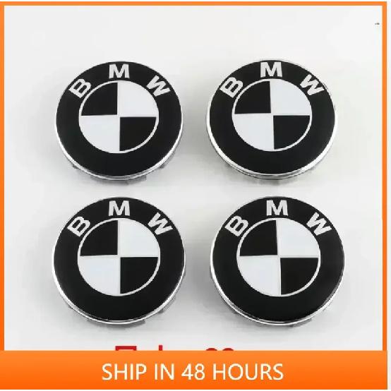 -4 Stück 56mm 68mm BMW Emblem Für BMW Felgendeckel Für BMW 3er 5er E60 E90 F10 F30 E46 E39 X5 E53 E70 E38 Z4