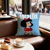 Cartoon Mafalda Cushion Cover Decorative Cushions Covers Cover Sofa x Pillow  Piece x x Pillowcase