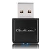 Qoltec Karta sieciowa zewnętrzna | Ultra szybki mini adapter NANO Wi-fi | Standard N | USB 2.0 | 300Mb/s | 2.4GHz