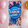 Party Decoration Banner Fabric Celebration Banner Patriotic Design Event Decoration for Patriotic Event American Holiday