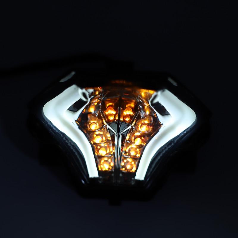 For YAMAHA MT07 FZ07 Motorcycle Turn Signal Brake Lamp MT03 YZF R3 R25 2014-2023 2021 2022 MT25 lc150 sniper150 LED Tail Light