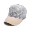 ins trendy versatile sunshade sun hat classic checkerboard printing baseball cap children