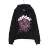 Premium Heavyweight Hooded Sweatshirt With Rhinestone Letter Print Unisex Streetwear Pullover Fall