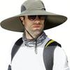 Solar Powered Fan Sun Hat For Outdoor Hiking Camping Mountain Climbing