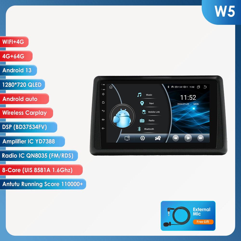 

Hizpo Snapdragon Интеллектуальная Android Автомагнитола для Renault Express 2021-2022 Мультимедийный плеер Стерео GPS WIFI+4G Carplay Auto Видео Камера 360° Аудио W5 8Core 4G 64G