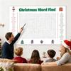 Jumbo Thanksgiving Christmas 31.5x20in Wall Game Holiday Fun Family Activity for Christmas Word Scavenger Puzzle Decor