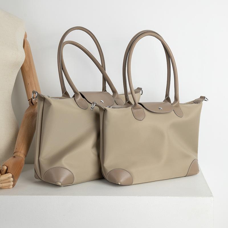 Large Capacity New Tote Bag Oxford Cloth Shoulder Bag Contrasting Color Handbag for Class Commuting Mommy Bag Shopping Bag