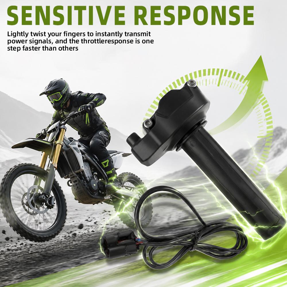 Motorcycles Handlebar Accelerated Handle Throttle Throttle Turn Grip For Surron Light Bee X S Electric Dirt Bike E-bikesParts Throttles 2