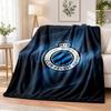 Club Brugge FC Printed Flannel Blanket Warm Comfort Bed Throw For Indoor Home Decoration