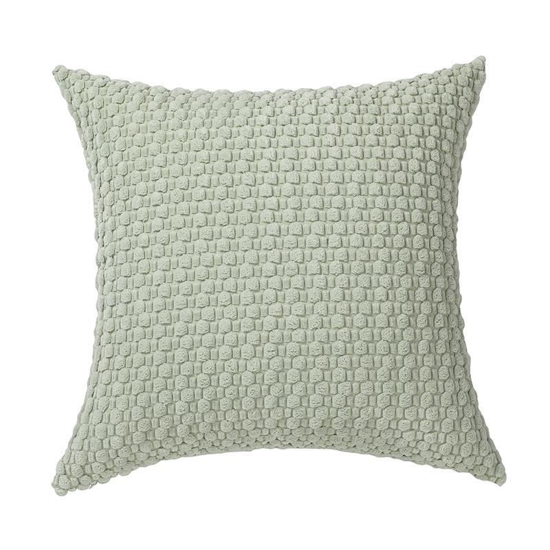 New Modern and Simple Corduroy Three-dimensional Bubble Pillow Pillow Case Fashionable Solid Color Cushion Pillow Case