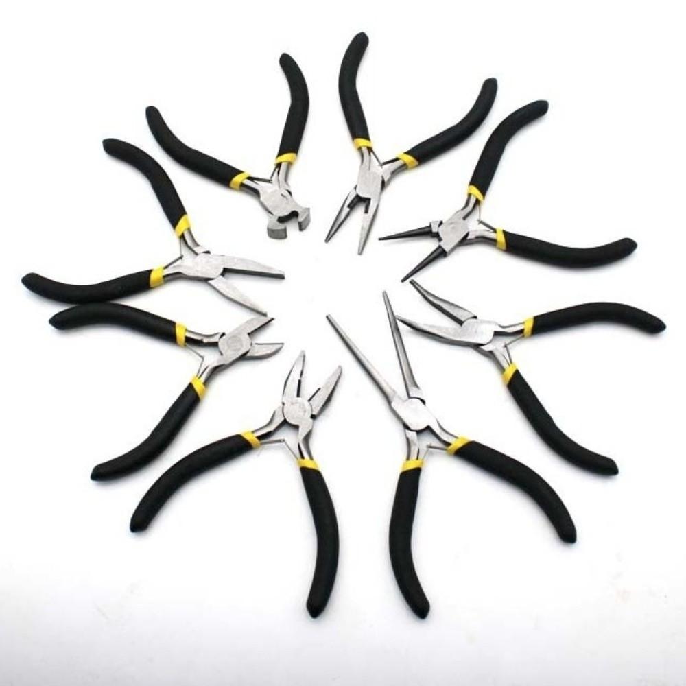 8pcs/set Round Nose Jewelry Pliers Tool Set Metal Plier Tools Kit Jewelry Making Tools Hand Tool